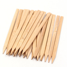 Natural Color Disposable Flat Bamboo Kebab Skewers BBQ Sticks For Camping
